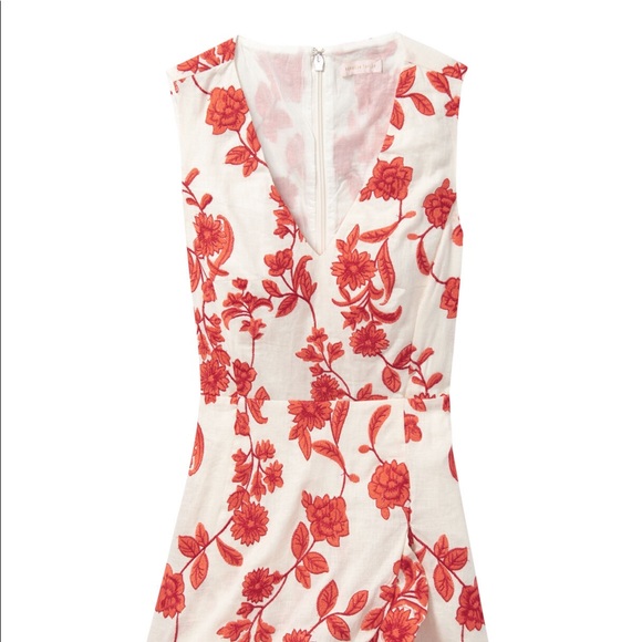 Rebecca Taylor SCARLET EMBROIDERED WRAP DRESS - Picture 3 of 7